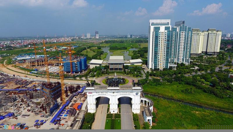 Khu đô thị Ciputra Nam Thăng Long.