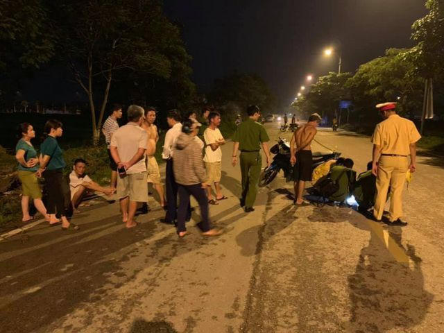Hiện trường vụ tai nạn đêm ngày 21/4 (Ảnh: CTV).