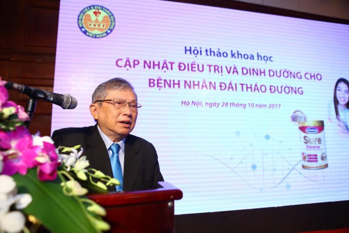 GS.TS.BS Thái Hồng Quang khai mạc hội nghị khoa học Cập nhật điều trị &amp; dinh dưỡng cho bệnh nhân đái tháo đường.