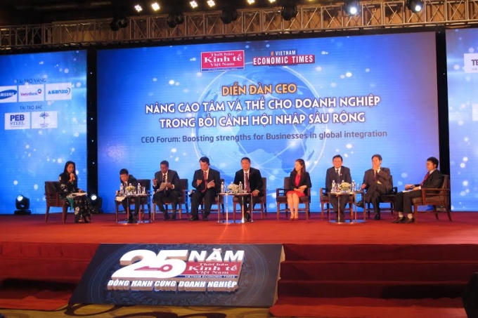 Diễn đàn CEO: Nâng cao tâm và thế cho Doanh nghiệp trong bối cảnh hội nhập (Ảnh Thanh Huyền)
