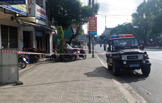 Hiện trường vụ án mạng.