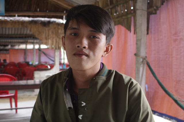 Ngư dân Trần Thanh Ron.