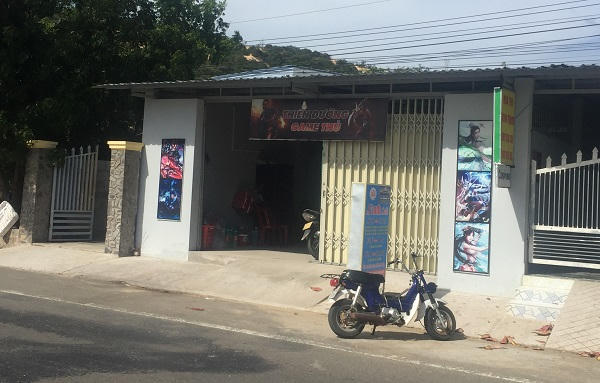 Tiệm internet xảy ra vụ án mạng. (Ảnh: báo Vietnamnet)