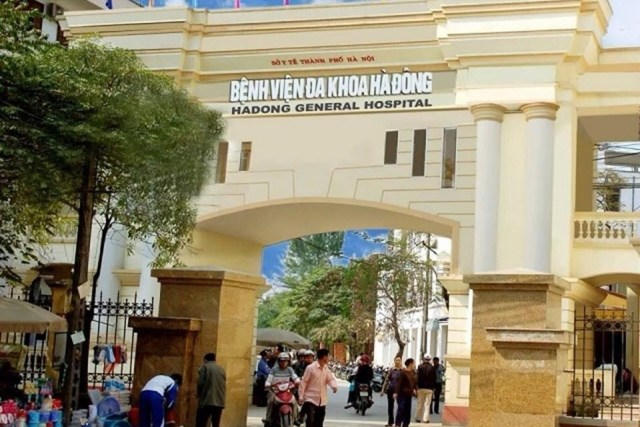 BVĐK Hà Đông nơi xảy ra vụ việc. Ảnh minh hoạ.