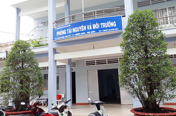 Phòng TN&amp;MT huyện Phúc Quốc, nơi ông Sơn  làm việc. (Ảnh: báo Công an nhân dân)