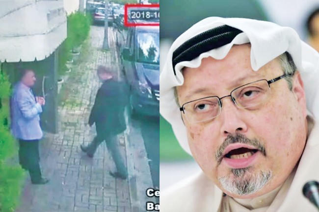 Jamal Khashoggi mất t&iacute;ch sau khi đi v&agrave;o L&atilde;nh sự qu&aacute;n Ả rập X&ecirc; &uacute;t ở Istanbul, Thổ Nhĩ Kỳ ng&agrave;y 2/10 (Ảnh: AP)