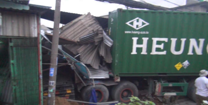 Hiện trường vụ việc.