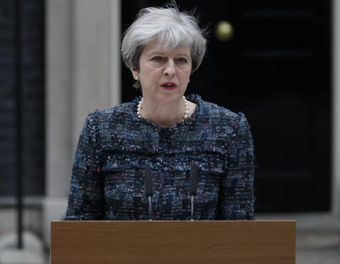 Thủ tướng Anh Theresa May.