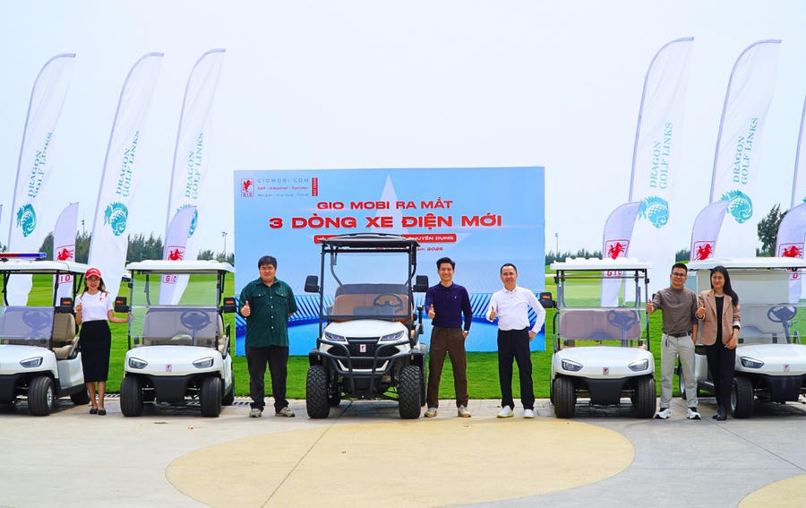 GIO ra mắt 3 dòng xe mới phục vụ các khách hàng sân golf, khu du lịch, khu công nghiệp