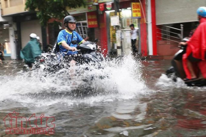 Hai ngày qua, miền Bắc liên tục có mưa lớn.