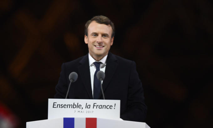 Tổng thống Pháp Emmanuel Macron.