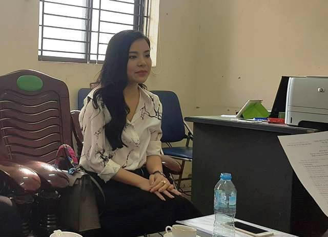 Bà Nguyễn Thu Trang đã đến cơ quan chức năng làm việc.