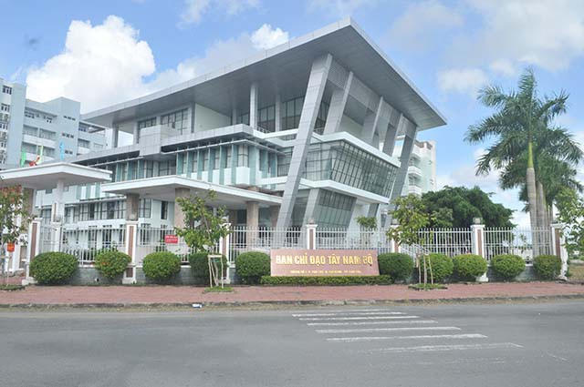 Ban chỉ đạo Tây Nam Bộ, nơi nhiều cán bộ bị kỷ luật.