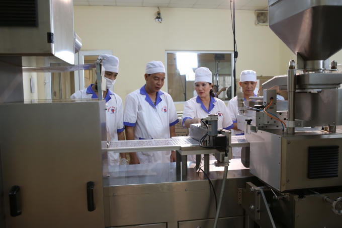 Dây chuyền công nghệ tiên tiến của Dược phẩm Tâm Bình.
