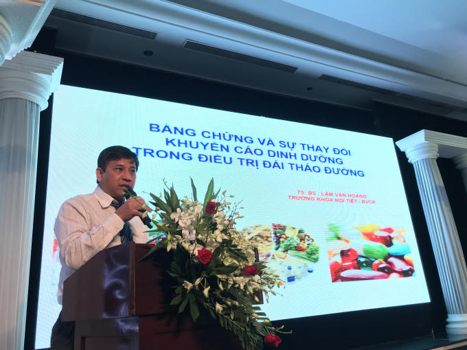 TS. BS Lâm Văn Hoàng cập nhật các mô hình dinh dưỡng trong điều trị cho bệnh nhân đái tháo đường.