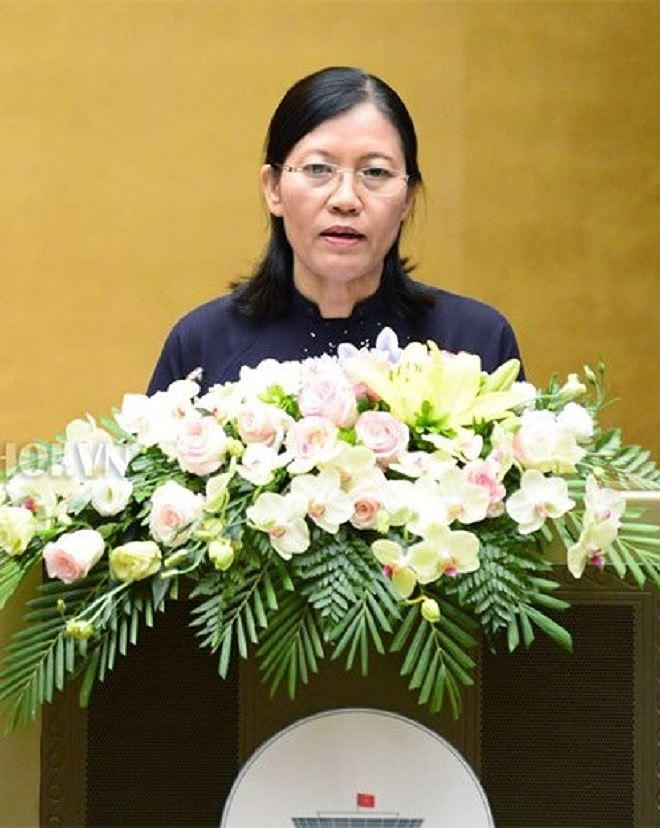 Chủ nhiệm UBTP Lê Thị Nga.