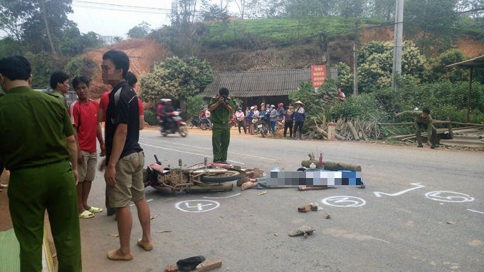 H&agrave; Giang: Va chạm xe ben tải, 2 người đi xe m&aacute;y thương vong