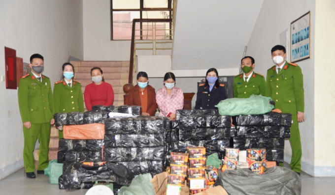 Số lượng pháo khủng bị thu giữ