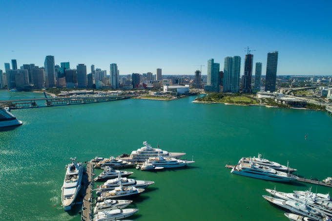 BĐS tại Vịnh Biscayne sở hữu tầm nhìn ra bến du thuyền đắt giá