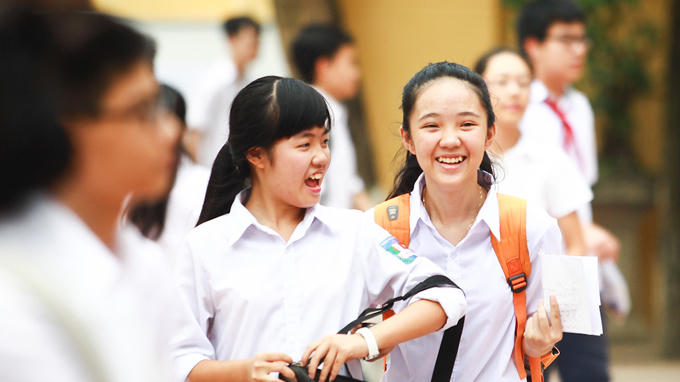 Chỉ gần 70% học sinh tốt nghiệp THCS sẽ được vào các trường THPT công lập tại Hà Nội. (Ảnh: Vietnamnet)