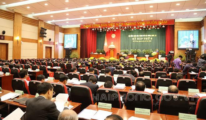 Quang cảnh kỳ họp (Ảnh: Cổng TTĐT).