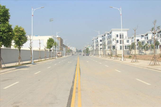 Một số khu đô thị mới và khu biệt thự sang trọng mọc lên nhanh chóng.