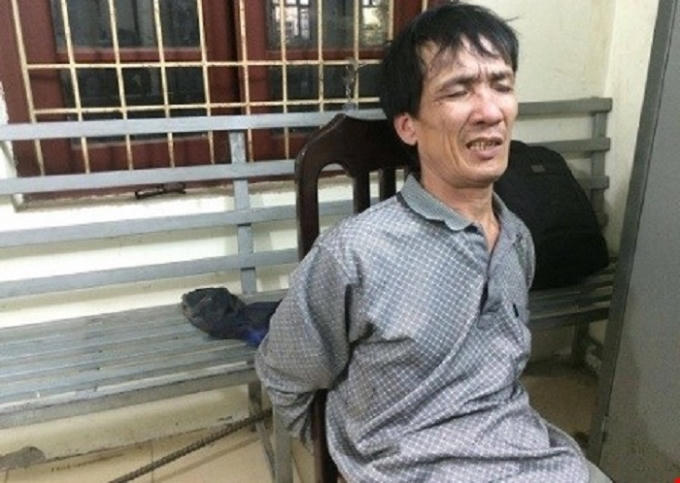 Đối tượng Sơn tại CQĐT. Ảnh: Nhất Nam