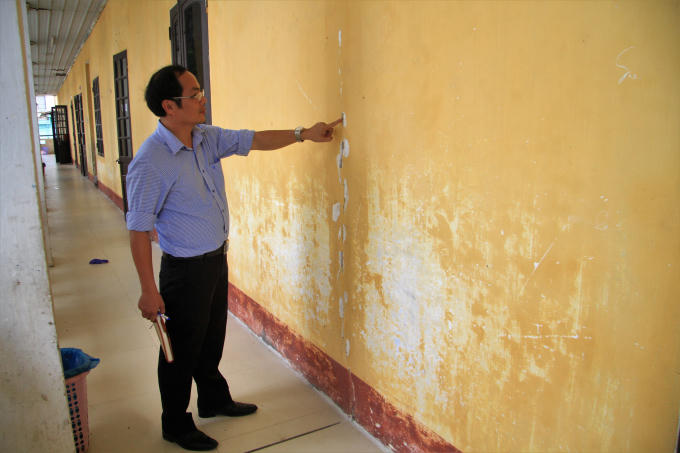 Huế: Thầy tr&ograve; trường TH L&yacute; Thường Kiệt bất an v&igrave; trường xuống cấp nghi&ecirc;m trọng