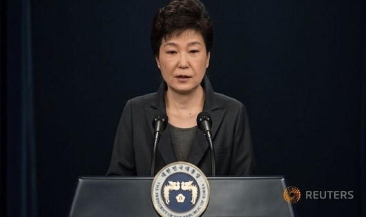 Tổng thống Hàn Quốc Park Geun-hye.