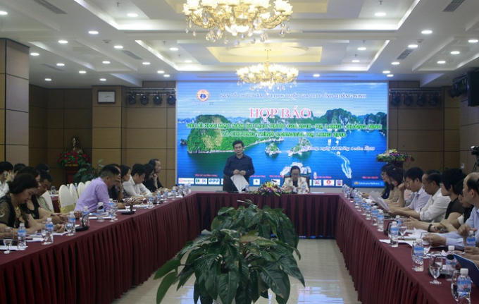 Ông Trịnh Đăng Thanh - PGĐ sở Du lịch thông tin tại cuộc họp báo.