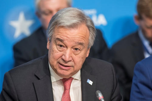 Tổng thư ký Liên Hợp Quốc Antonio Guterres. (Ảnh: Reuters).
