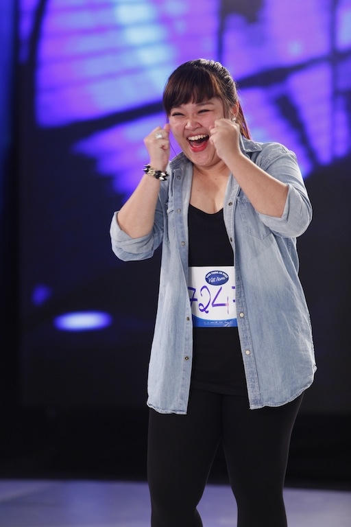 Á quân Bích Ngọc vòng thử giọng Vietnam's Idol năm 2015.