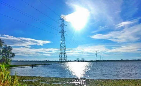 Đường dây 220 kV Châu Đốc - Tà Keo (ảnh: Dương Trường)