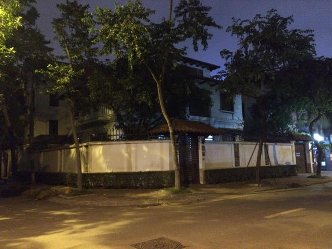 Căn biệt thự với 2 mặt tiền trên phố Hoàng Ngân - Hà Nội của gia đình ông Phí Thái Bình.