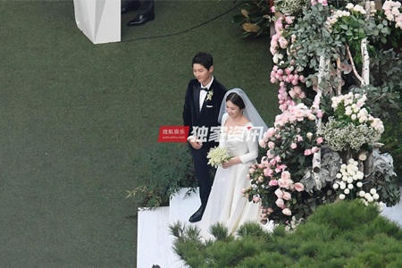 To&agrave;n cảnh đ&aacute;m cưới Song Hye Kyo - Song Joong Ki