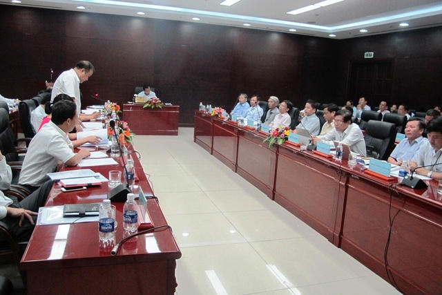 Toàn cảnh buổi làm việc.