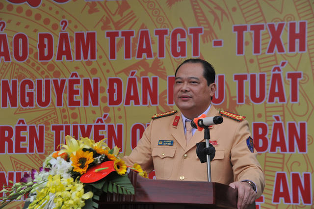 Đại tá Lê Xuân Đức - Phó Cục trưởng Cục CSGT.