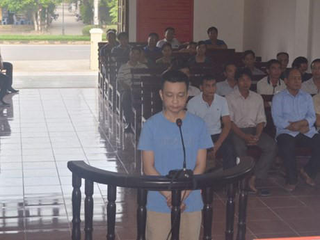 Bị cáo Chu Đức Cường tại tòa.