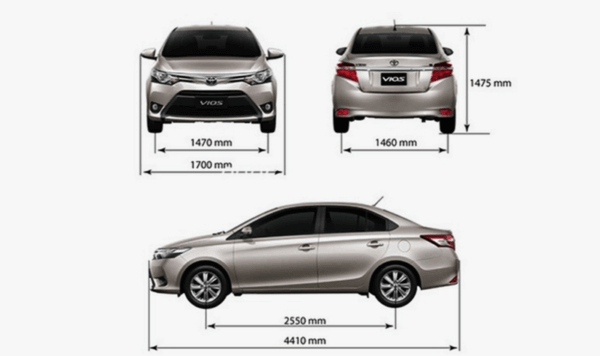 Cần nắm được kích thước chiếc xe bạn đang lái để căn chỉnh cho hợp lý. Chiều rộng của xe ô tô con thường dao động từ khoảng 1,6 đến 1,9 m.