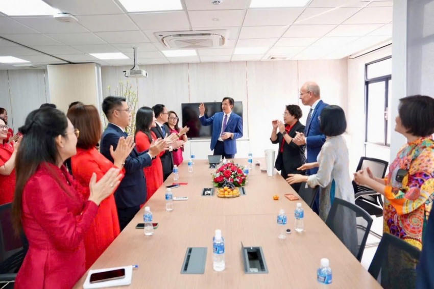 Buổi gặp gỡ thân mật đầu năm.