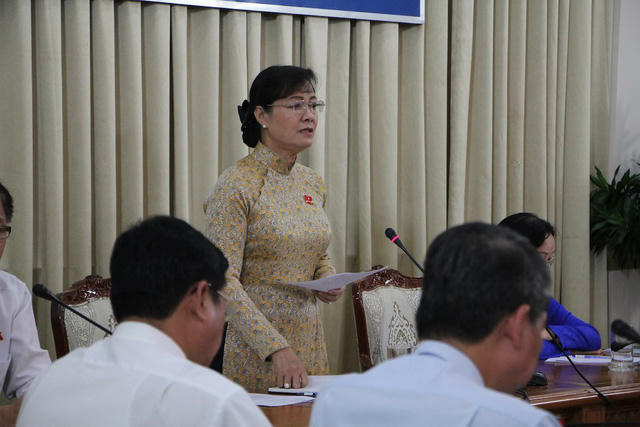 Chủ tịch HĐND TPHCM Nguyễn Thị Quyết Tâm cho rằng có tình trạng đùn đẩy, né tránh trách nhiệm trong giải quyết khiếu nại cho người dân