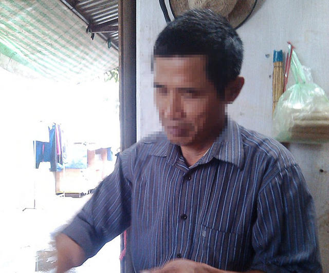 Bảo vệ Đỗ Văn Hưởng. (Ảnh: báo Dân trí)