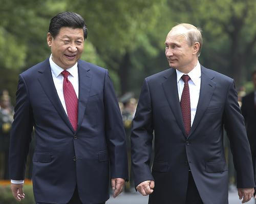 Tổng thống Putin và Chủ tịch Tập Cận Bình (Ảnh: CICA)