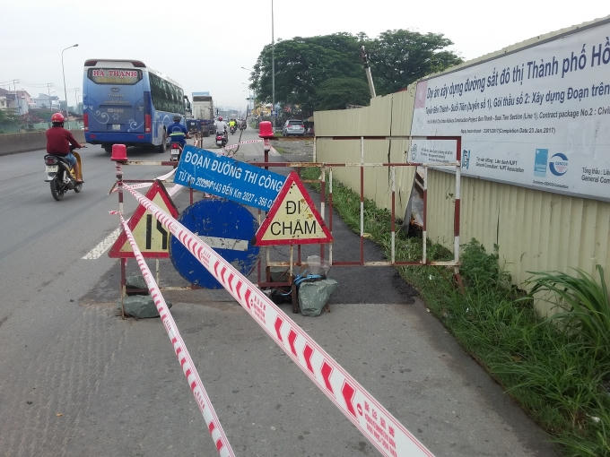 Hiện trường được phong tỏa.