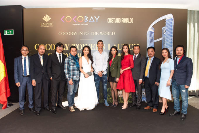 CR7 bên đại diện Empire Group cùng các khách mời và các đối tác chiến lược