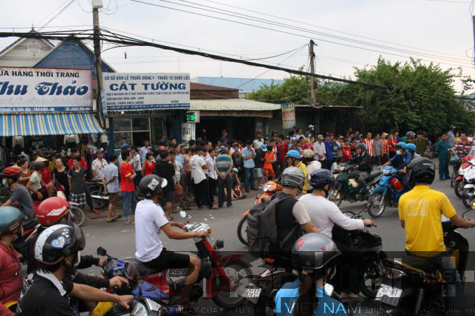 Vụ việc khiến giao thông qua khu vực ùn tắc kéo dài