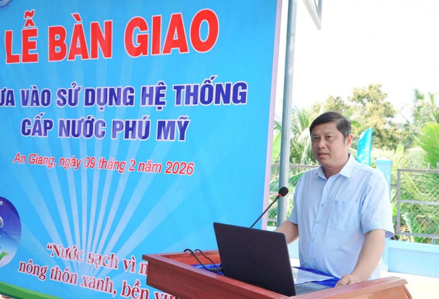 Ông Trần Công Danh – Phó Giám đốc Sở Nông nghiệp và Môi trường phát biểu tại buổi lễ