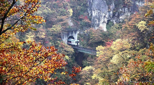 Khung cảnh thiên nhiên tươi đẹp tại onsen Naruko. Ảnh: Livejapan