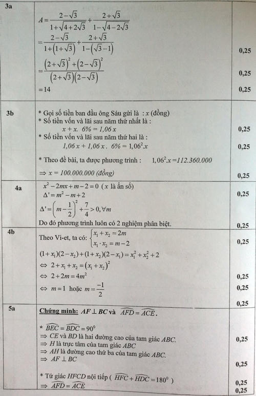 TP HCM công bố đáp án tuyển sinh vào lớp 10 hệ công lập năm học 2016-2017