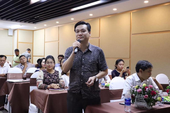 Đại diện học viên gửi lời cảm ơn đến Ban Biên tâp Báo Pháp luật Việt Nam và các giảng viên tham gia giảng dạy.